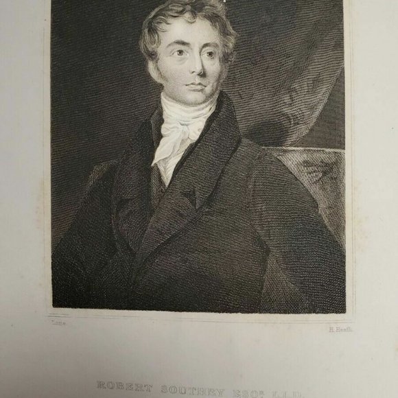 1854 Original Print Robert Southey The Works Of The British Poets Volume II book - Picture 12 of 12